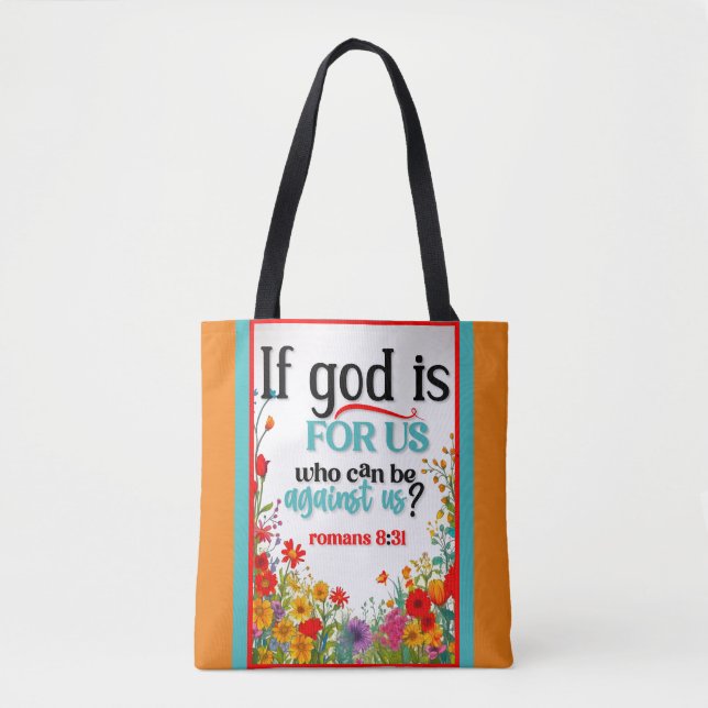 Tote Bag Inspiration florale rétrospective (Devant)