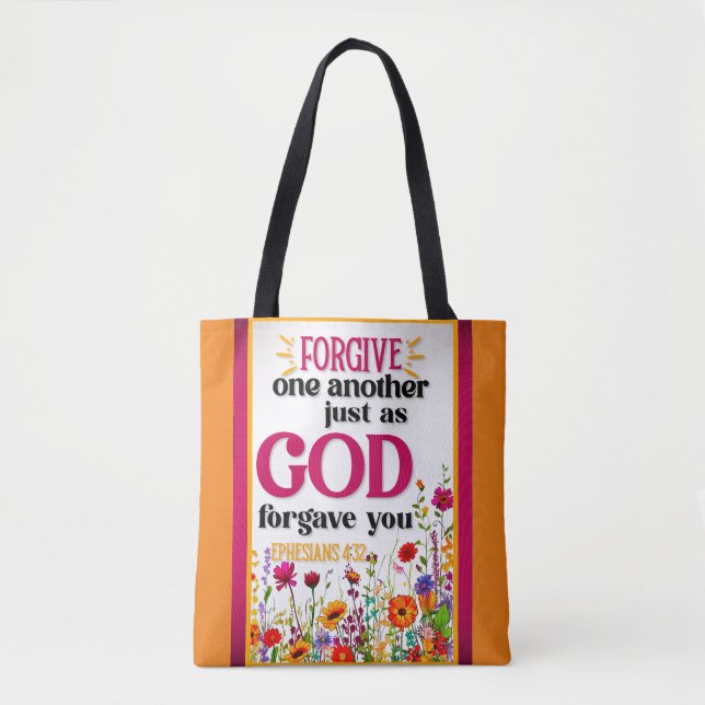 Tote Bag Inspiration florale rétrospective (Devant)