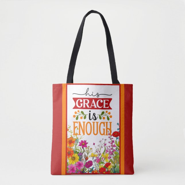 Tote Bag Inspiration florale rétrospective (Devant)