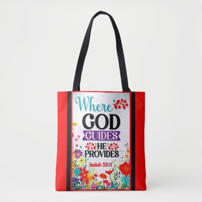 Tote Bag Inspiration florale rétrospective (Devant)