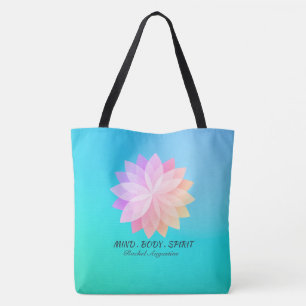 Tote Bag Instructeur de méditation YOGA Studio Mandala colo