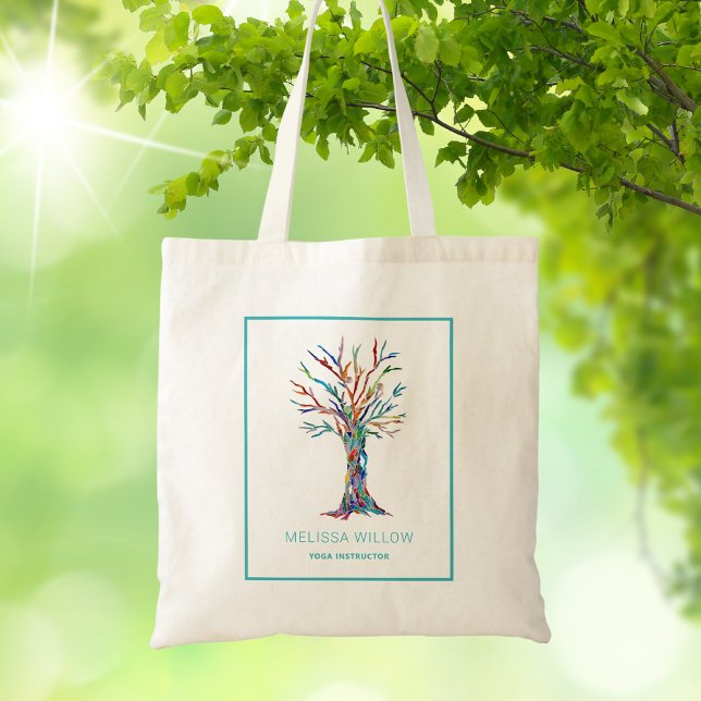 Tote Bag Instructeur de yoga Arbre de vie (Créateur téléchargé)