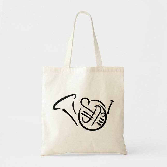 Tote Bag Instrument de cor de harmonie (Devant)