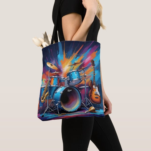 Tote Bag Instruments de musique (De près)