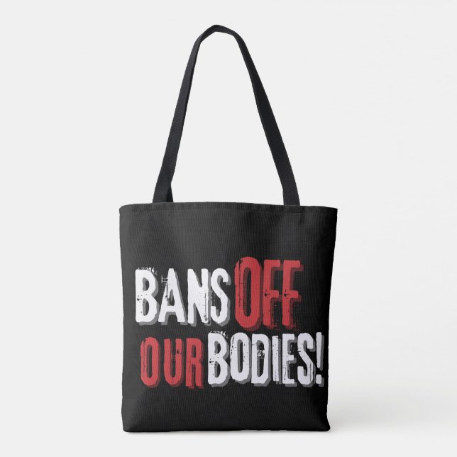 Tote Bag Interdit Nos Corps Pro-Choice (Dos)