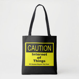 Tote Bag Internet des objets IoT Avertissement Signal d'ave