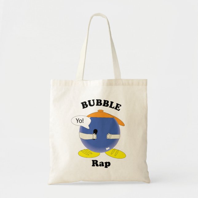 Tote Bag Interprète de dessin animé mignon disant « Yo ! »  (Devant)