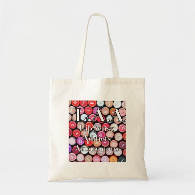 Tote Bag Intoxiqués Annonymous" Fourre-tout "de LipSense (Devant)