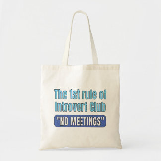 Tote Bag Introvert Club    T-Shirt