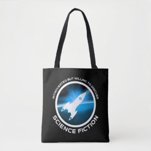 Tote Bag Introverted Mais Prêt À Discuter De Science-Fictio