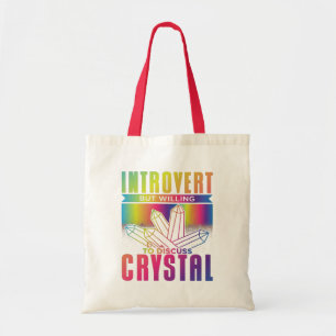 Tote Bag Introvertir mais volonté de discuter Crystal