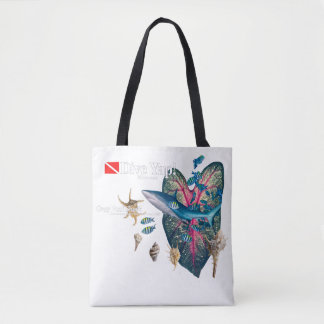 Tote Bag Invitation tropicale