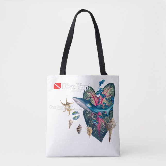 Tote Bag Invitation tropicale (Devant)