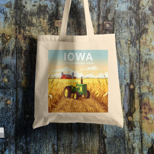 Tote Bag Iowa vintage