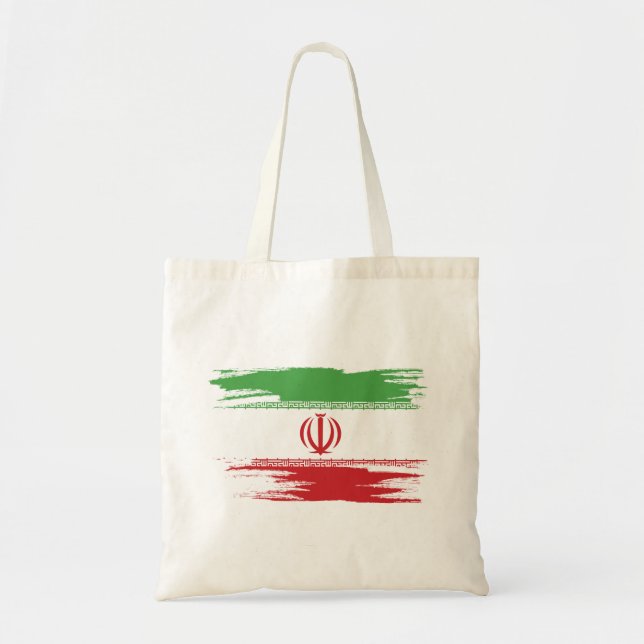 Tote Bag Iran Drapeau (Devant)