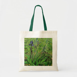 Tote Bag Iris de Vincent van Gogh, Vintage Garden Flowers