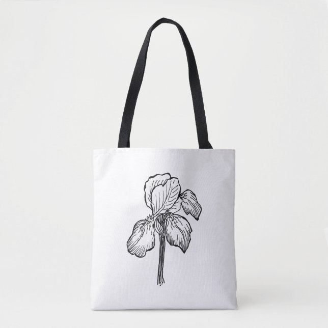 Tote Bag Iris fourre-tout (Devant)