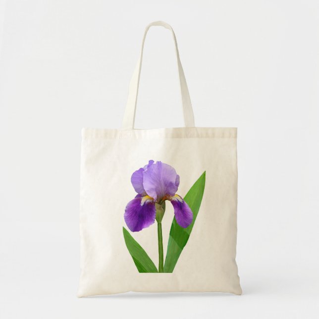 Tote Bag Iris pourpre Fourre-tout (Devant)