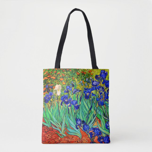 Tote Bag Irises de Vincent Van Gogh (Devant)