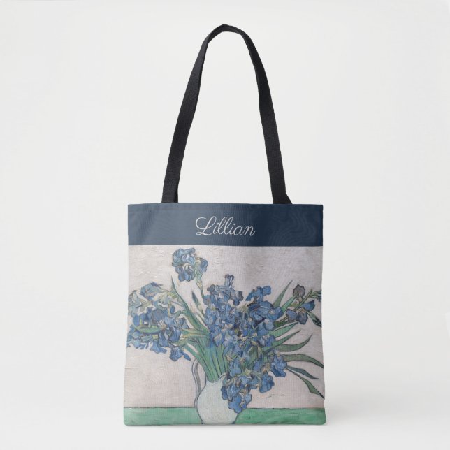 Tote Bag Irises par van Gogh : (Devant)
