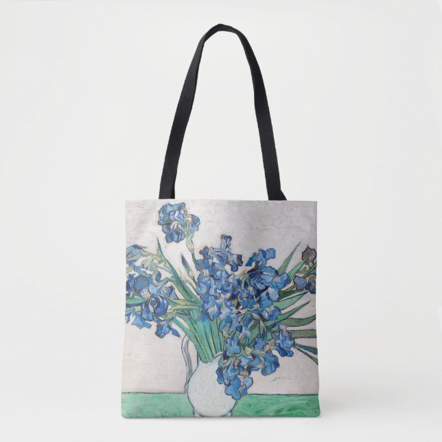 Tote Bag Irises par Van Gogh (Devant)