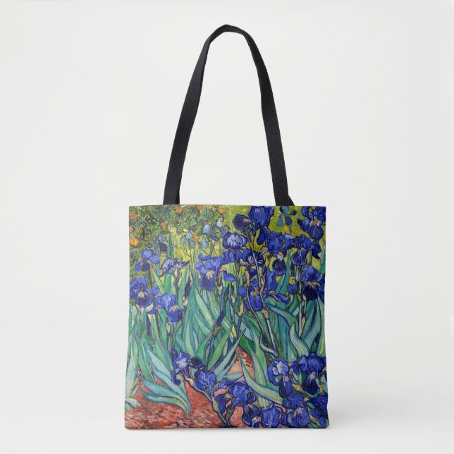 Tote Bag Irises par Vincent van Gogh (Devant)