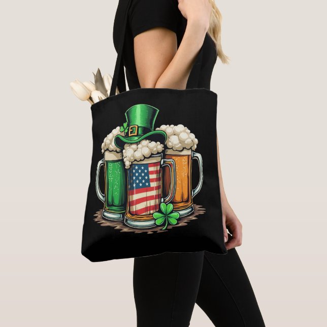 Tote Bag Irish Beer Irlande Jour de la Saint Patrick Boisso (De près)