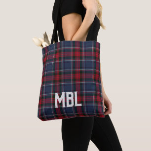 Tote Bag Irish County Louth Tartan Plaid Personnalisé