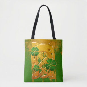 Tote Bag Irish Fun 3D Whimsey
