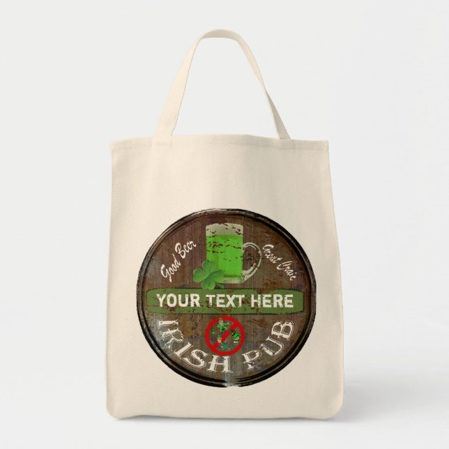 Tote Bag Irish pub (Devant)