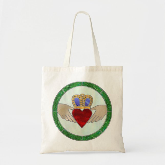 Tote Bag Irlandais Claddagh (Devant)