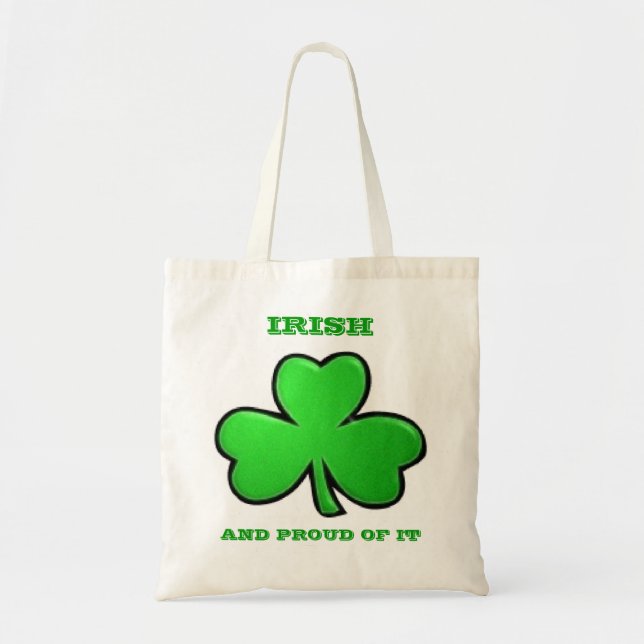 Tote Bag Irlandais et fier de lui (Devant)