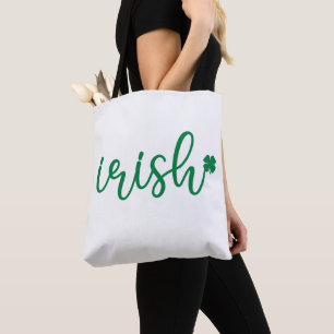 Tote Bag Irlandais Lucky Shamrock St. Patrick's Day