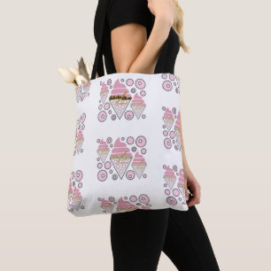 Tote Bag Irrésistible Crème de glace Fourre-tout par la poè