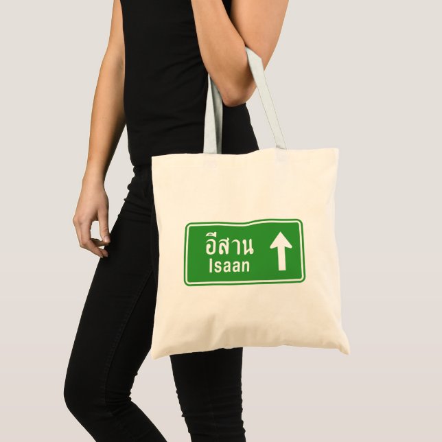 Tote Bag Isaan à l'avance ⚠ Panneau de signalisation routie (Devant (produit))