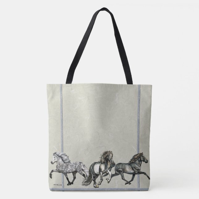Tote Bag Islandais en marche (Devant)