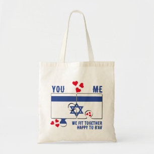 Tote Bag Israel Tu B'Av NOUS NOUS METTONS ENSEMBLE Couples 