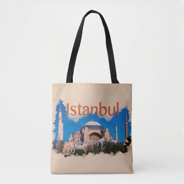 Tote Bag Istanbul : Sainte-Sophie (Devant)