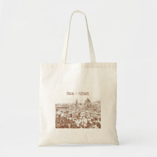 Tote Bag Italie customisée Florence Photographie Vintage