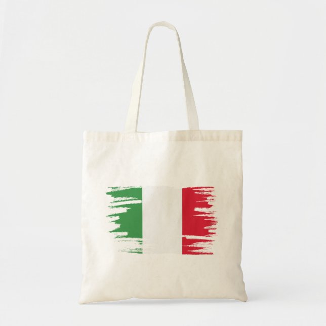 Tote Bag Italie Drapeau Art (Devant)