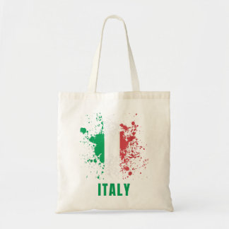 Tote Bag Italie Retro Vintage Aquarelles Sport Drapeau ital