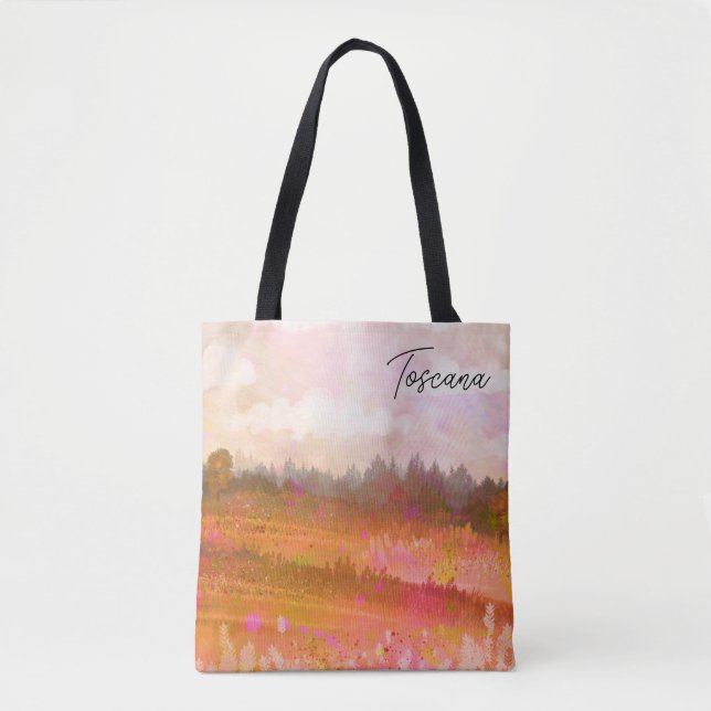 Tote Bag *~* Italie Toscane Art Paysage Toscane (Devant)