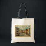 Tote Bag Italie Vintage voyage de Venise<br><div class="desc">Italie Design de Venise dans le style Vintage voyage avec vue sur le canal avec des gondoles.</div>