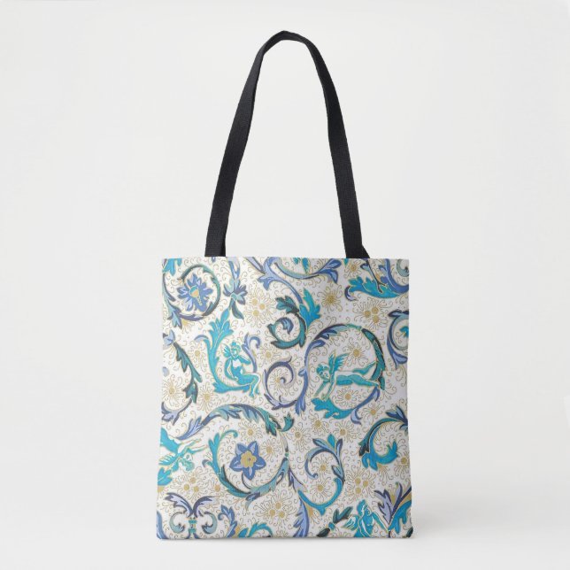 Tote Bag Italien Florentine Plats Motif (Devant)