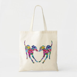 Tote Bag Italien Greyhounds Tropical
