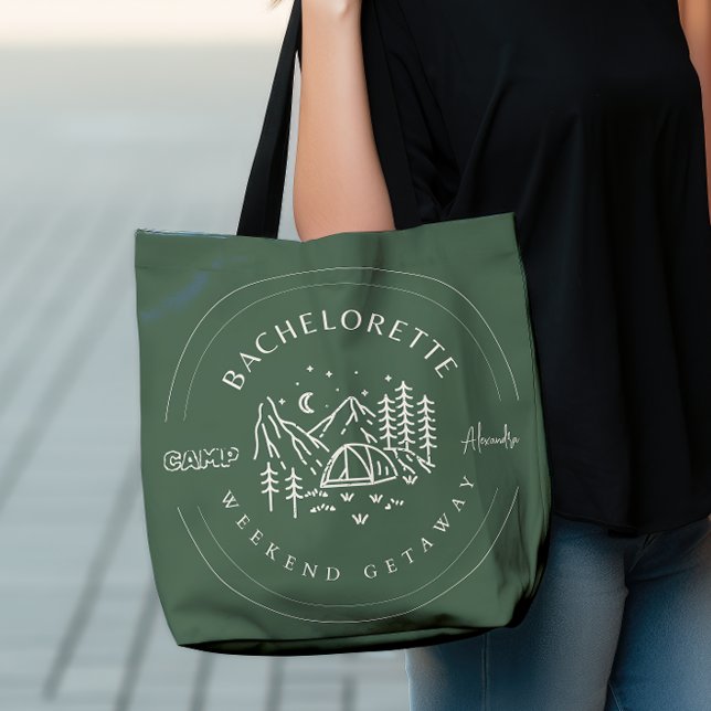 Tote Bag Itinéraire du week-end du Camp Bachelorette (Créateur téléchargé)