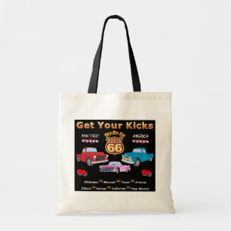 Tote Bag Itinéraire vintage 66 des années 1950