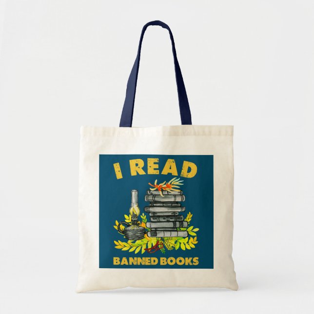Tote Bag It's A Good Day To Read Banned Books Book lover  (Devant)