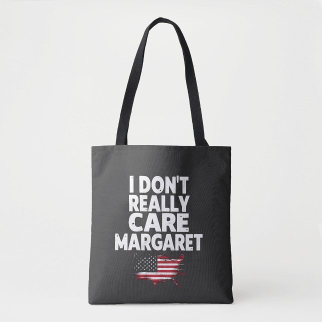 Tote Bag J. D Vance Mème drôle Je ne m'intéresse pas vraime (Devant)