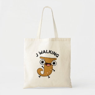 Tote Bag J Marcher drôle Alphabet Pun
